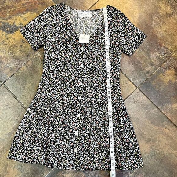 NWT Pink Martini Floral Aubrey Dress Black XS - Picture 5 of 9